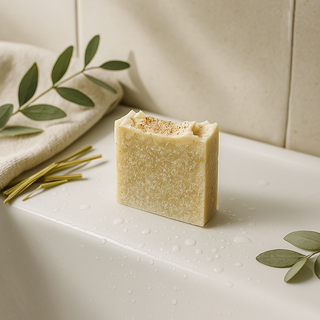 Natural lemongrass soap with Himalayan pink salt
