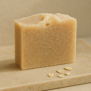 Natural oat and honey soap for sensitive skin