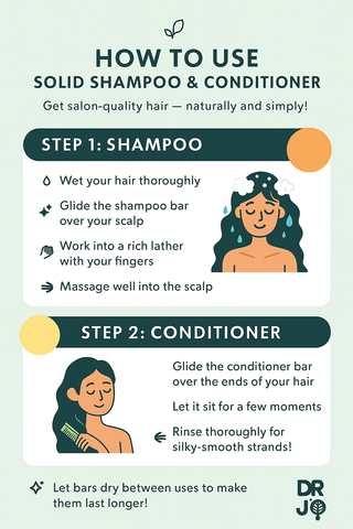 How to use Citrus Clarity solid shampoo bar for oily hair