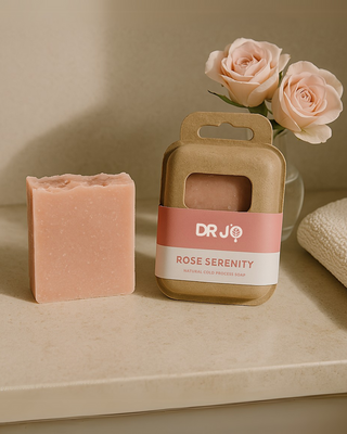 DR JO Rose Serenity handmade soap for radiant skin