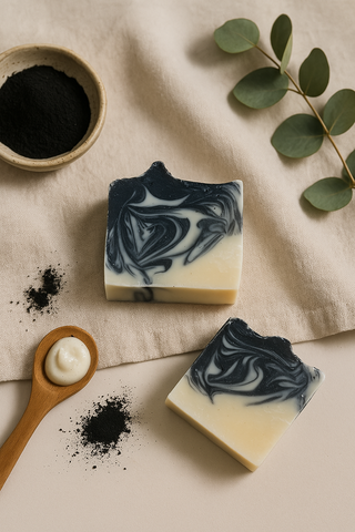 Tea tree and charcoal detox soap for blemish prone skin