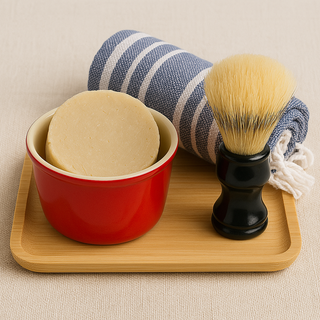 Traditional wet shaving set for smooth shave